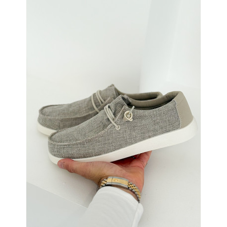 Mocassins en tissus