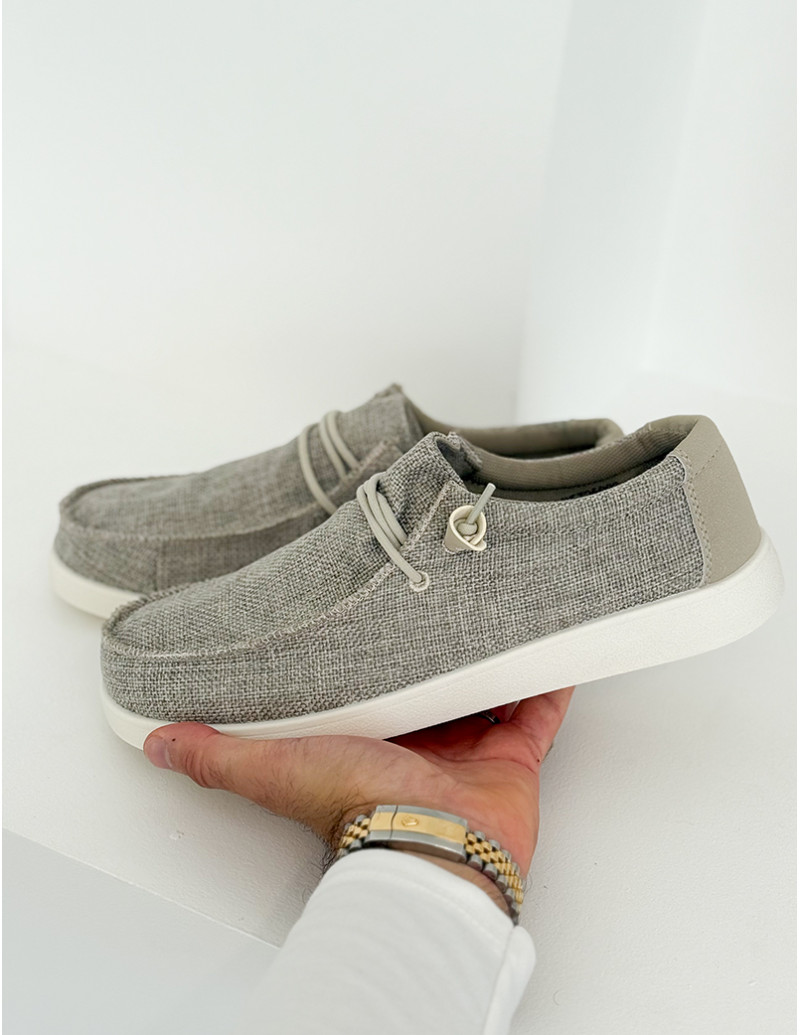 Mocassins en tissus