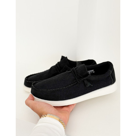 Mocassins en tissus