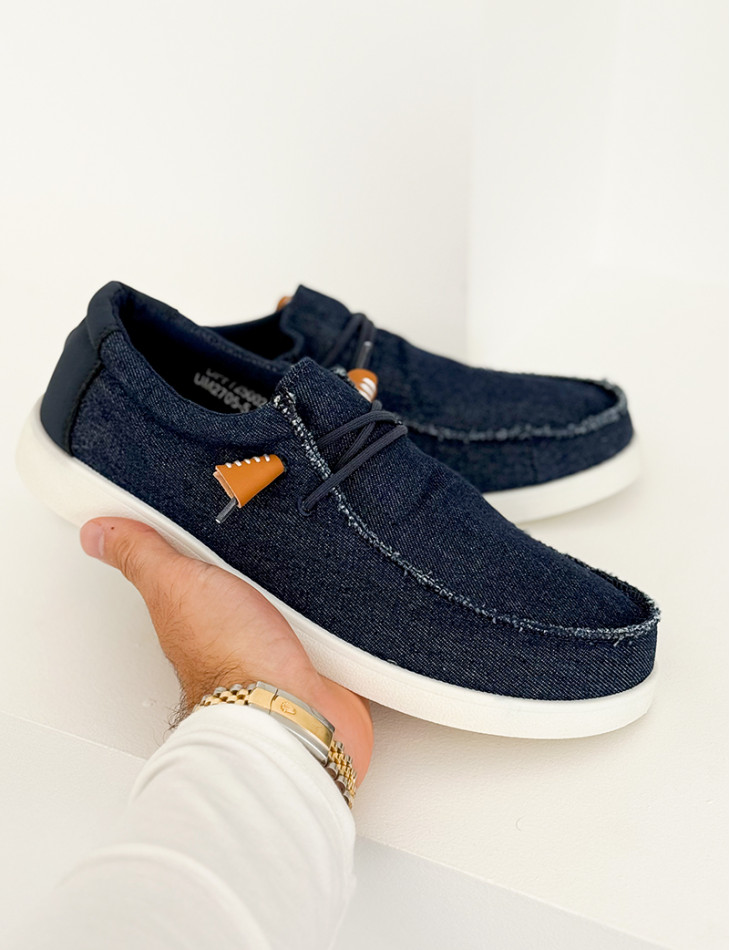 Mocassins en tissus