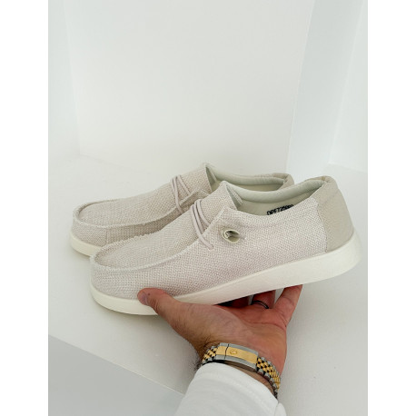 Mocassins en tissus