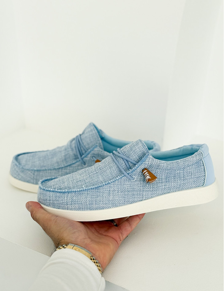 Mocassins en tissus