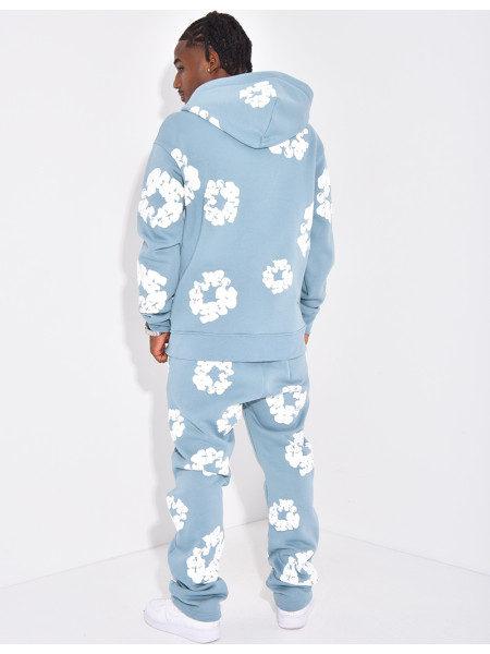 Ensemble de jogging à fleurs