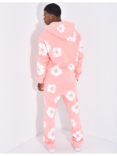 Ensemble de jogging à fleurs