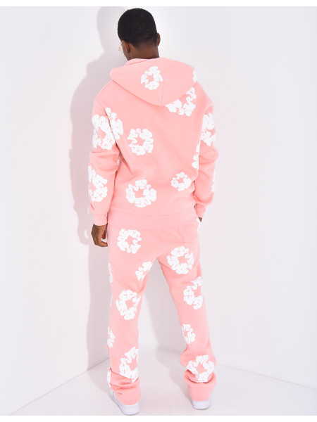 Ensemble de jogging à fleurs