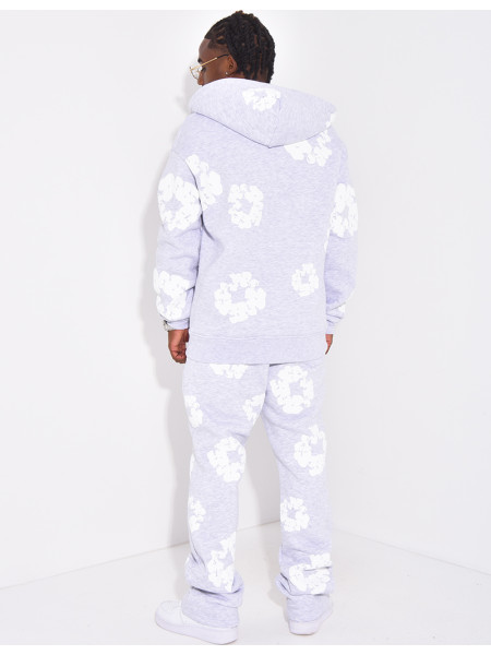 Ensemble de jogging à fleurs