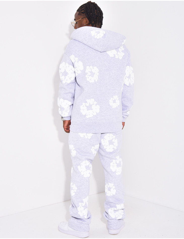 Ensemble de jogging à fleurs