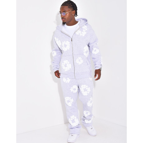 Ensemble de jogging à fleurs