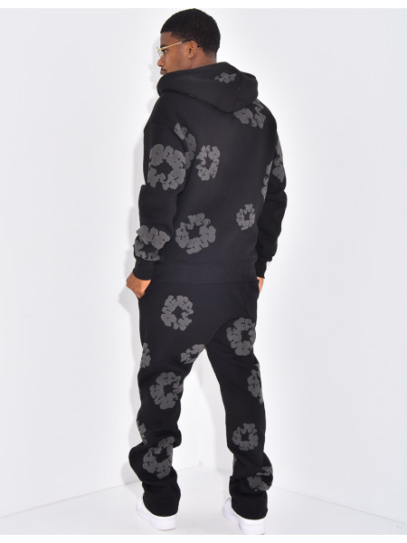 Ensemble de jogging à fleurs