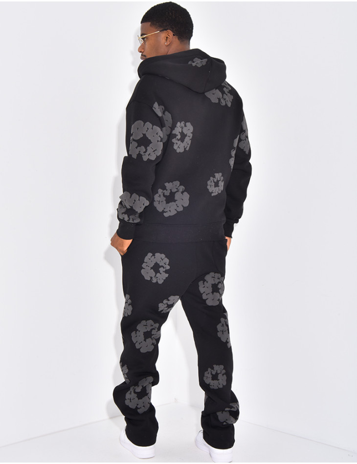 Ensemble de jogging à fleurs