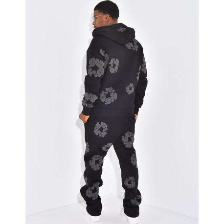 Ensemble de jogging à fleurs