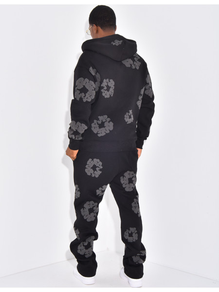 Ensemble de jogging à fleurs