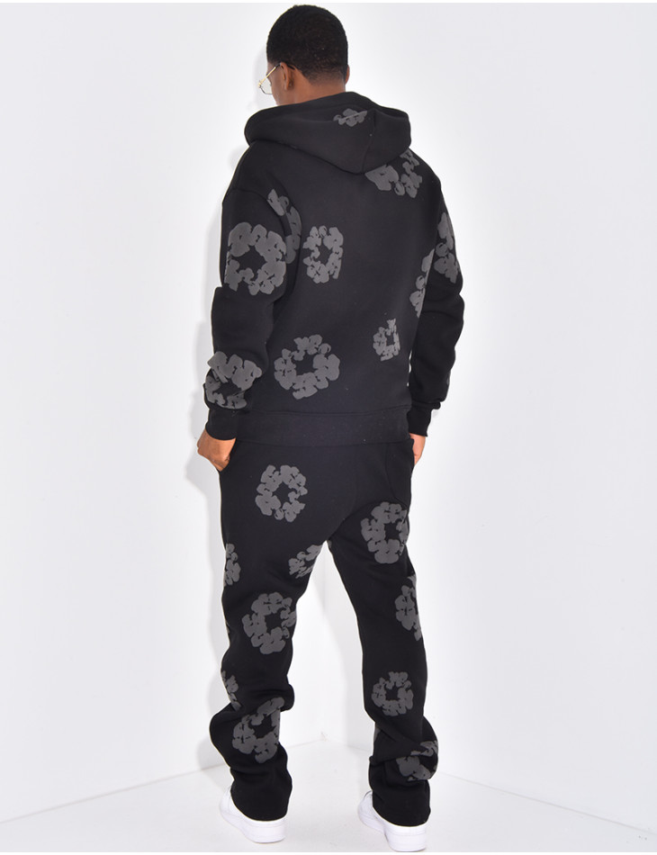 Ensemble de jogging à fleurs