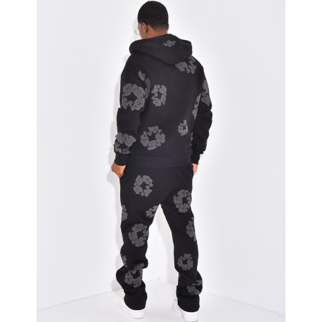 Ensemble de jogging à fleurs