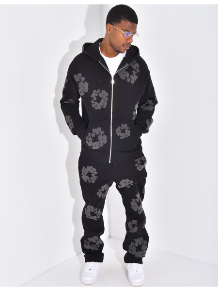 Ensemble de jogging à fleurs