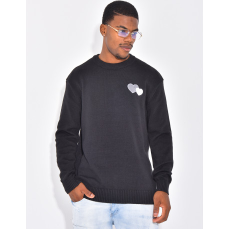 Pull avec des coeurs