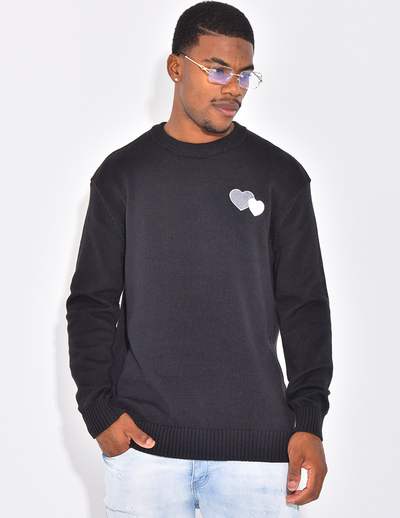 Pull avec des coeurs
