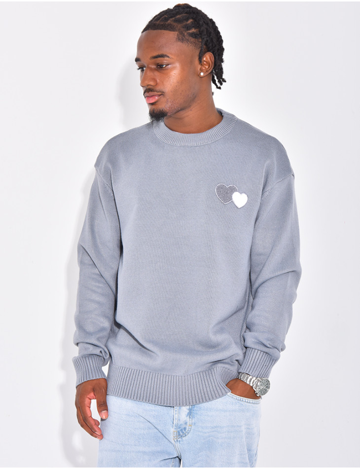 Pulls avec des coeurs