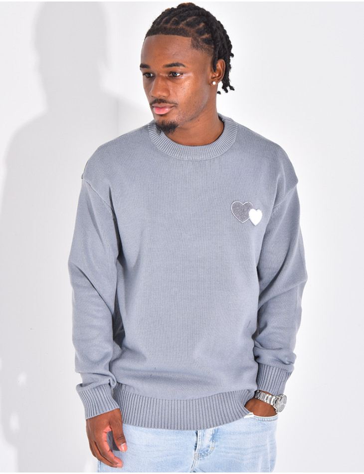 Pulls avec des coeurs