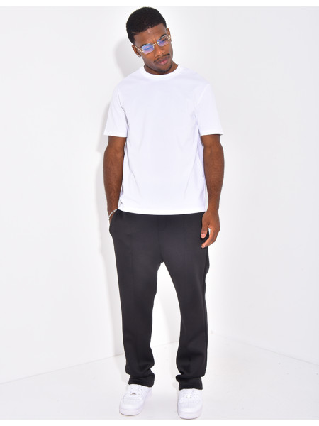 Pantalon à couture contrastante