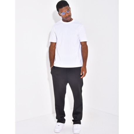 Pantalon à couture contrastante