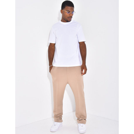 Pantalon à couture contrastante