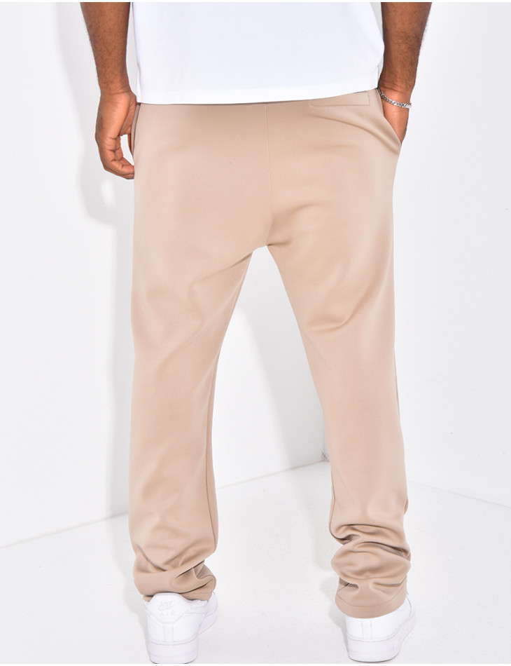 Pantalon à couture contrastante