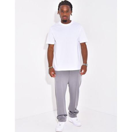 Pantalon à couture contrastante