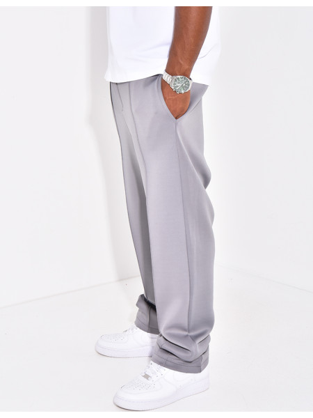 Pantalon à couture contrastante