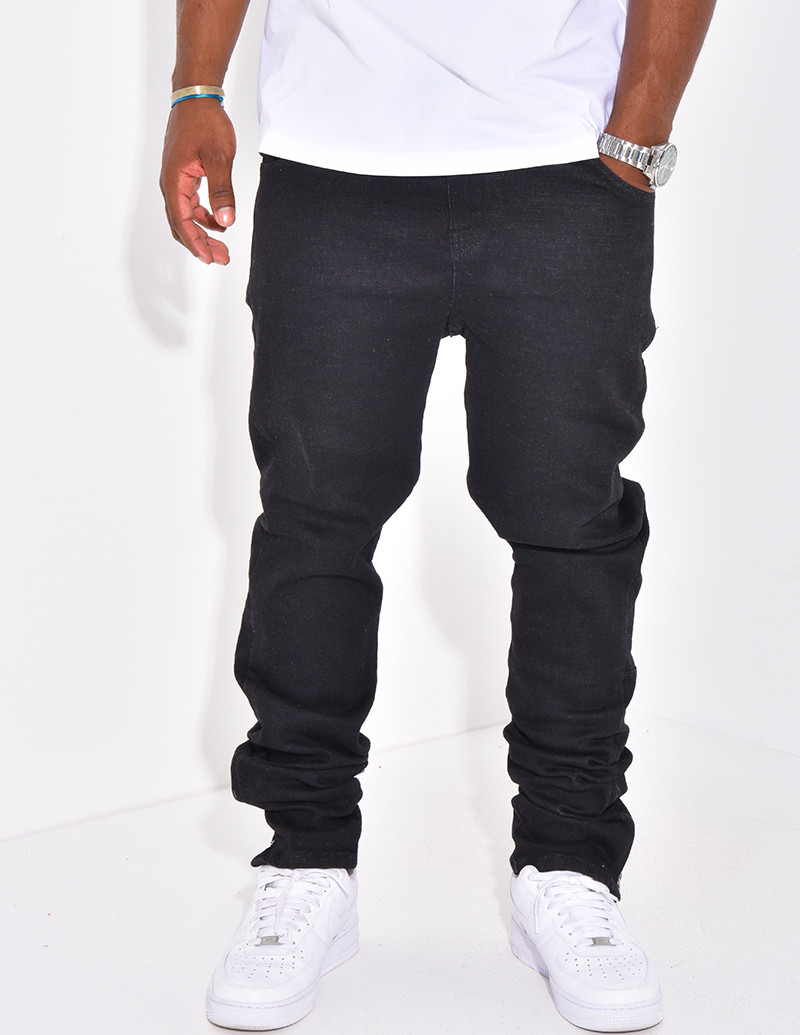 Jeans à fermeture éclaire