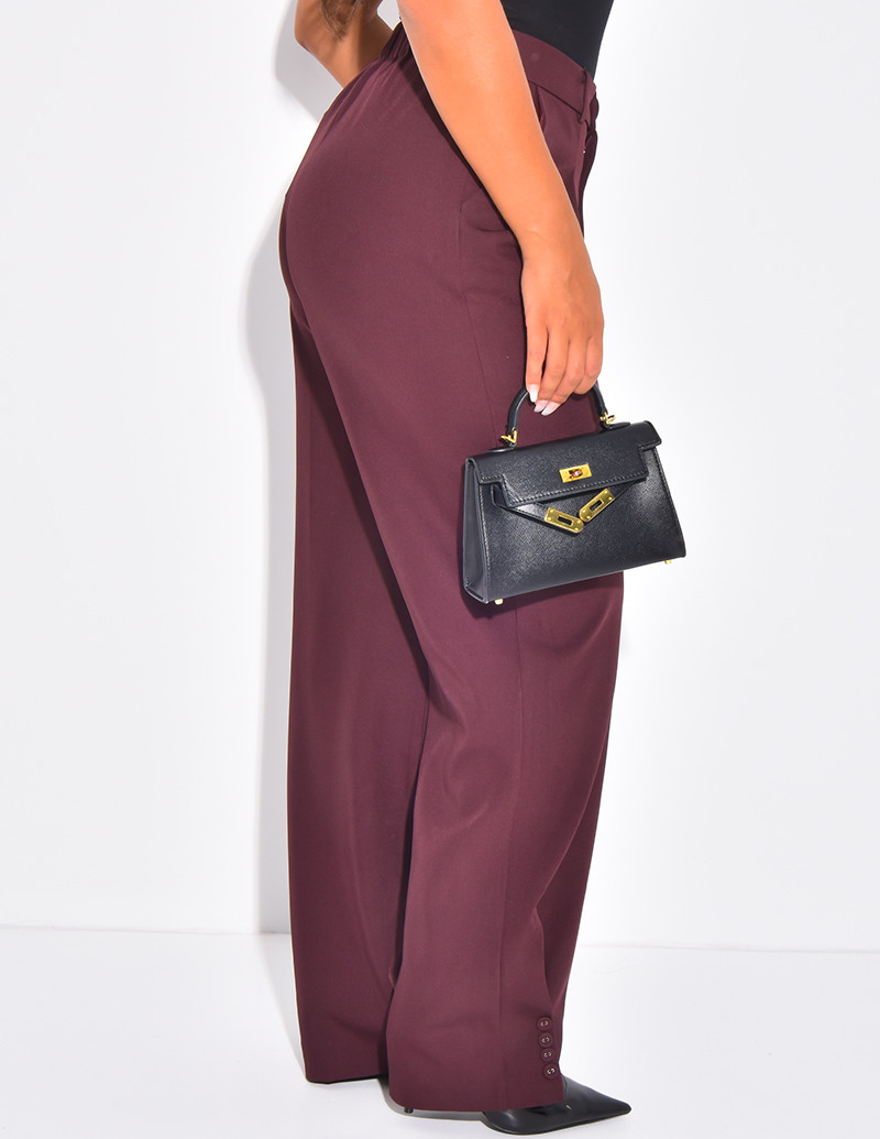 Anzughose mit Knöpfen an...