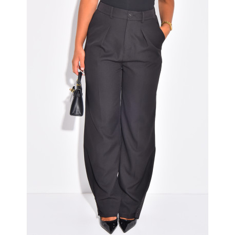 Anzughose mit Knöpfen an den Knöcheln