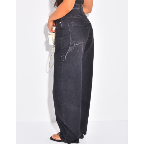 Jeans mit Ballonschnitt und mittelhoher Taille