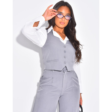 Gilet de costume sans manche