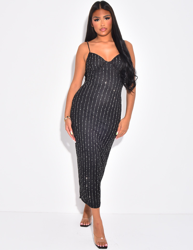 Robe corset longue en...