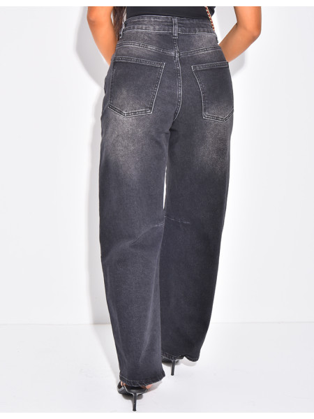 Jeans noir large