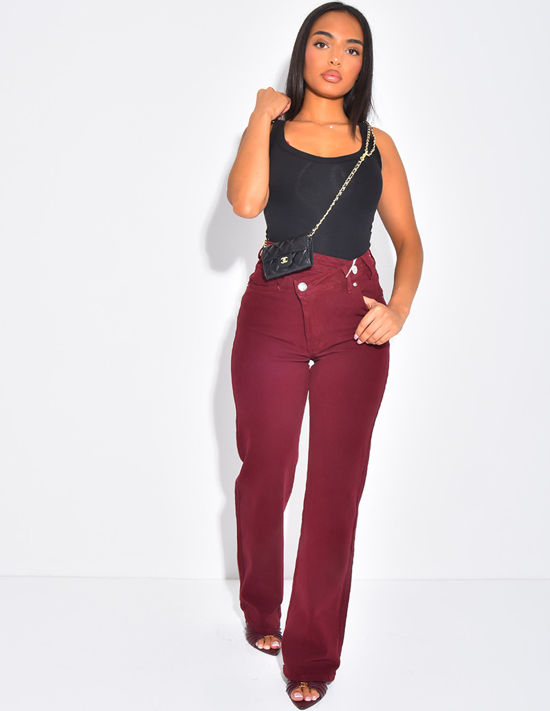 Gerade geschnittene...