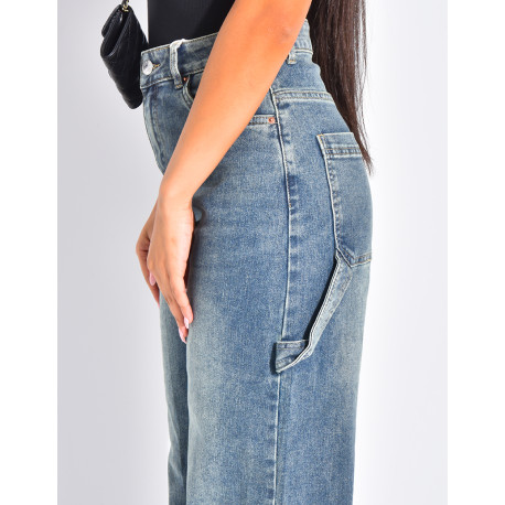 Jeans mit Ballonschnitt und mittelhoher Taille