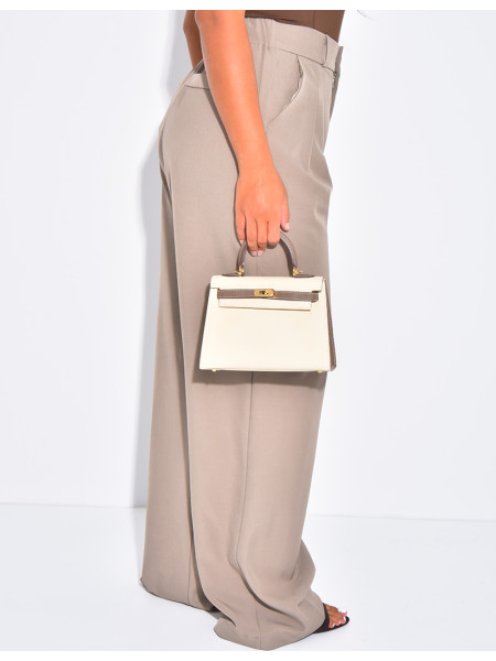 Pantalon de tailleur coupe droite