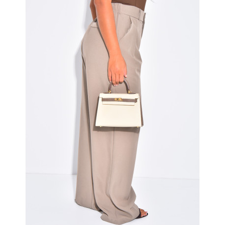 Pantalon de tailleur coupe droite