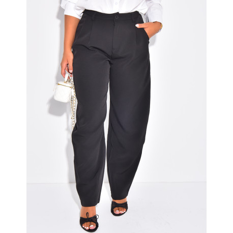Pantalon de tailleur à coupe large