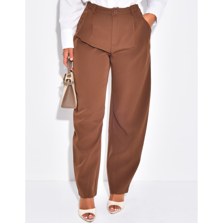 Pantalon de tailleur à coupe large