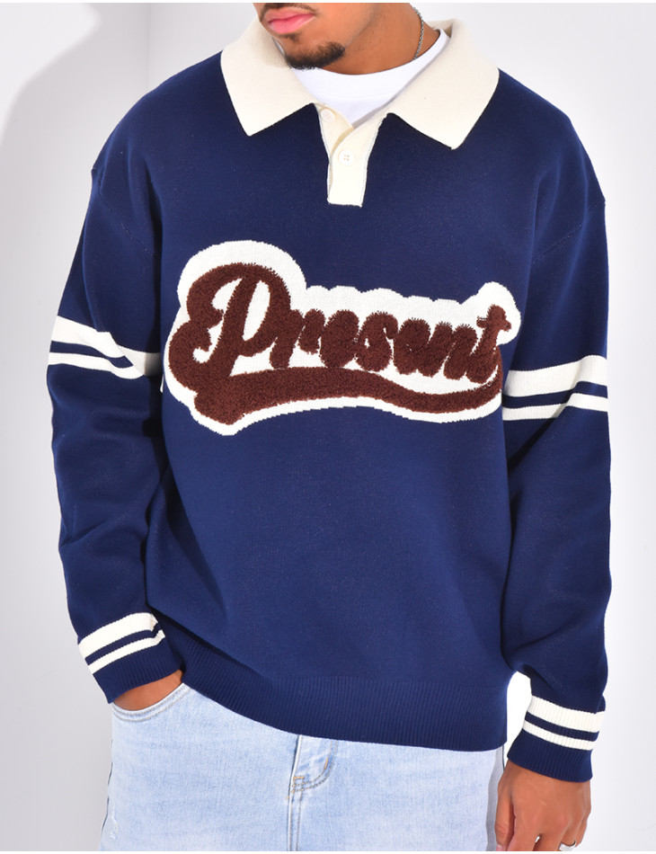 Pull homme "Present"