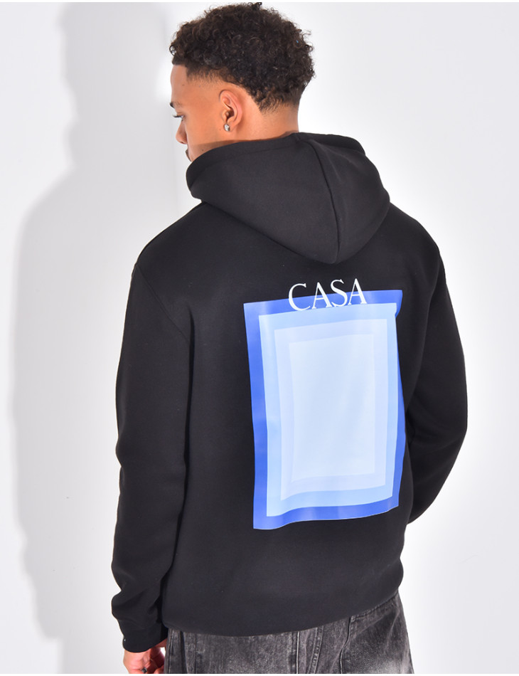 Sweat à capuche "Casa carré"