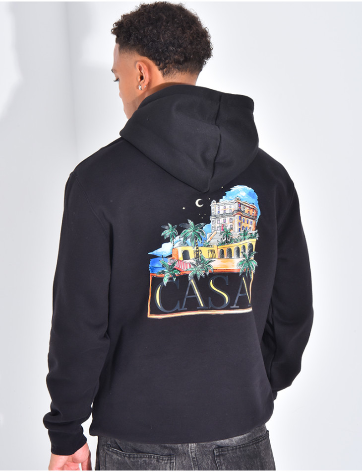 Sweat à capuche "Casa Palmier"