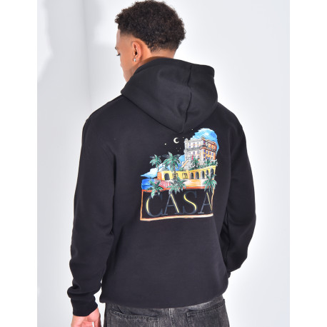 Sweat à capuche "Casa Palmier"