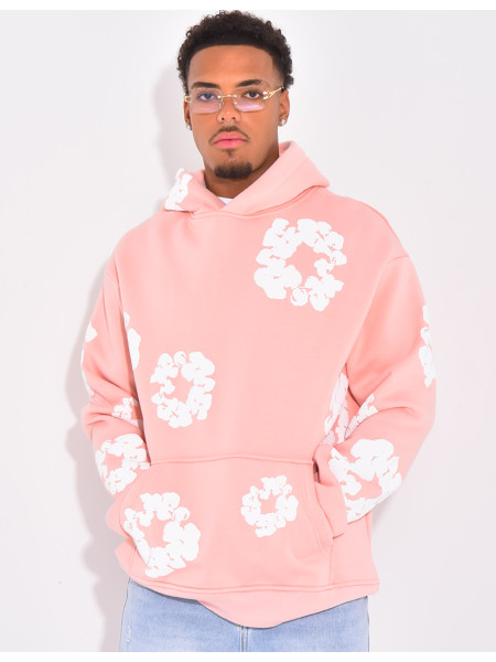 Pull à fleurs