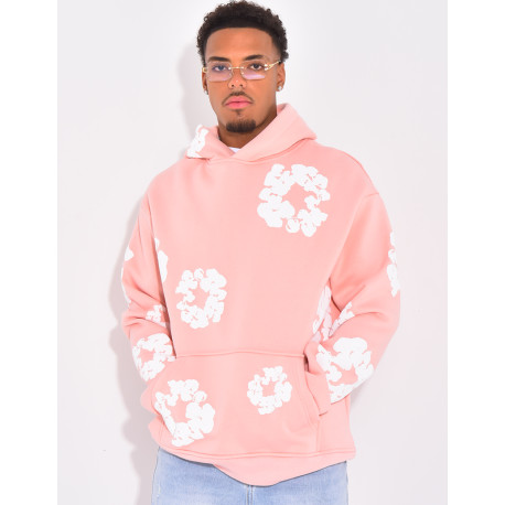 Pull à fleurs