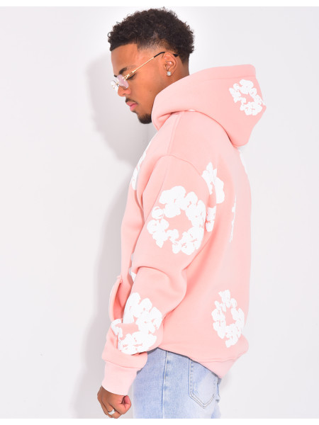 Pull à fleurs