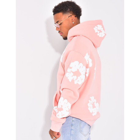 Pull à fleurs